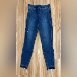 Spanx Distressed High-Rise Jeggings